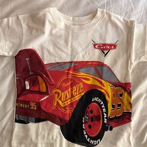 Disney Cars Cream and Red Kids Shirt